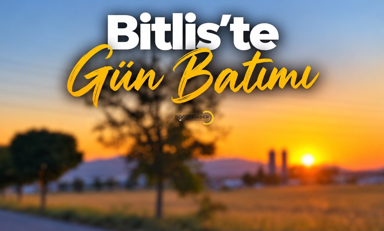 Bitlis’te Gün Batımı Büyüledi