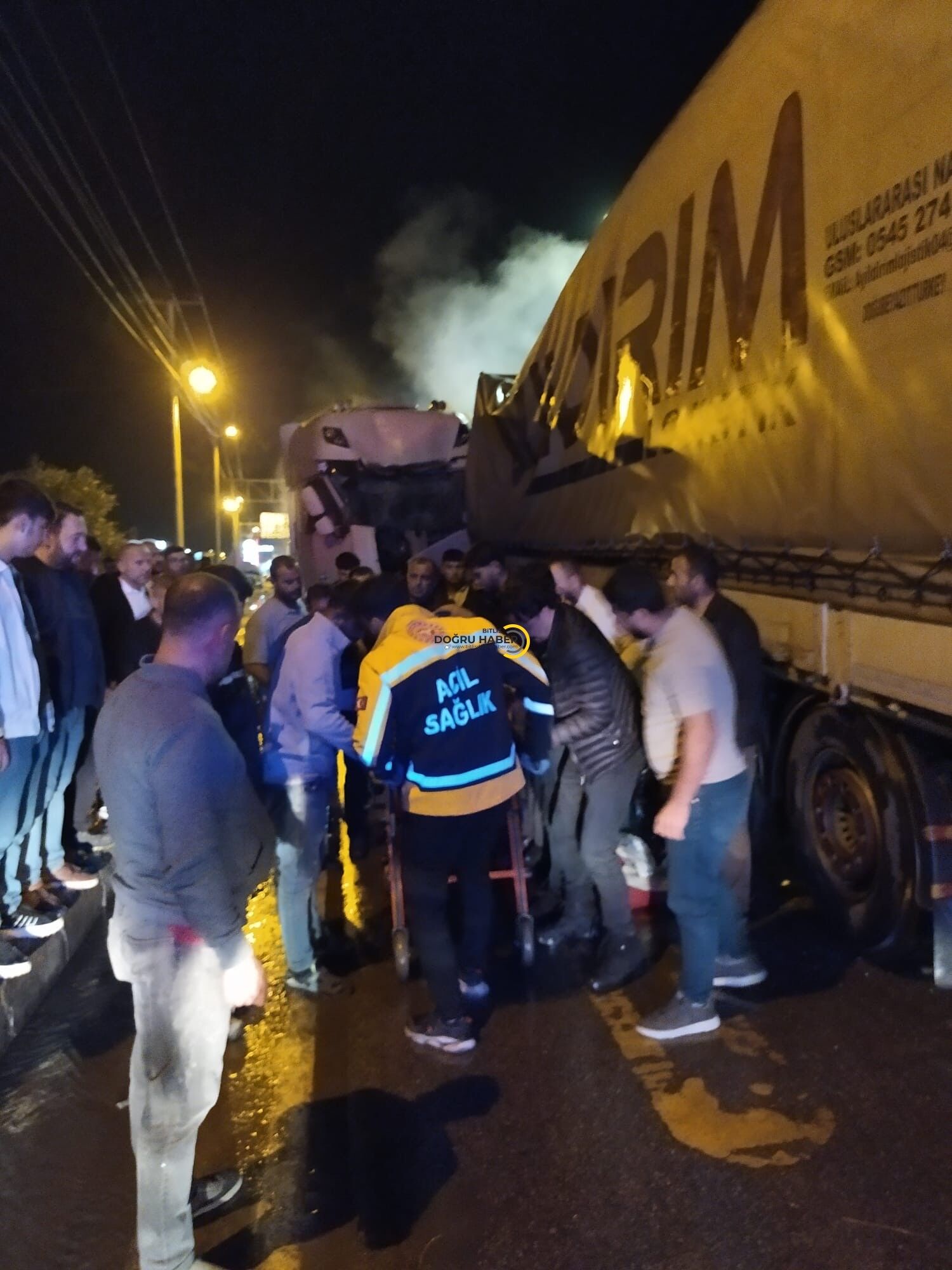 Bitlis’te Kafa Kafaya Çarpıştılar!