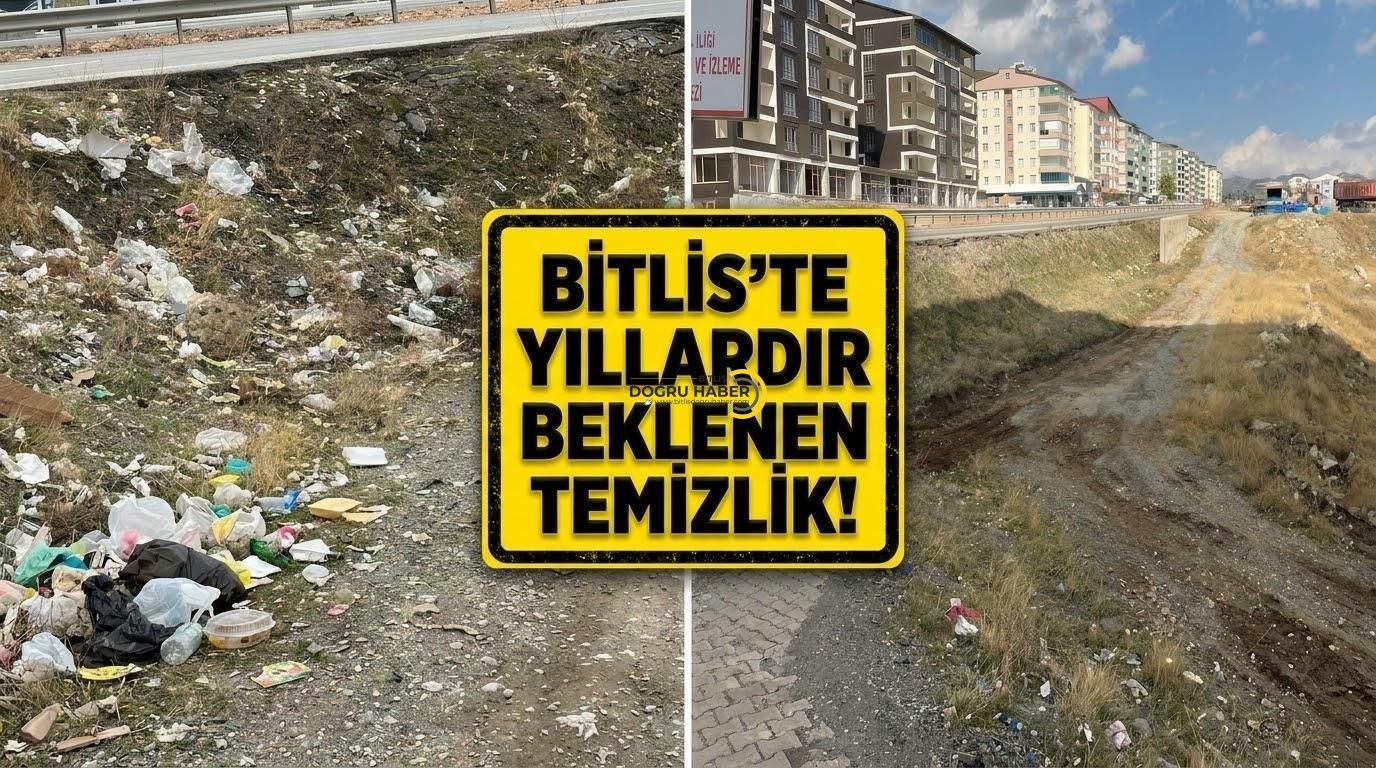 Bitlis’te Yıllardır Bekleyen Temizlik!