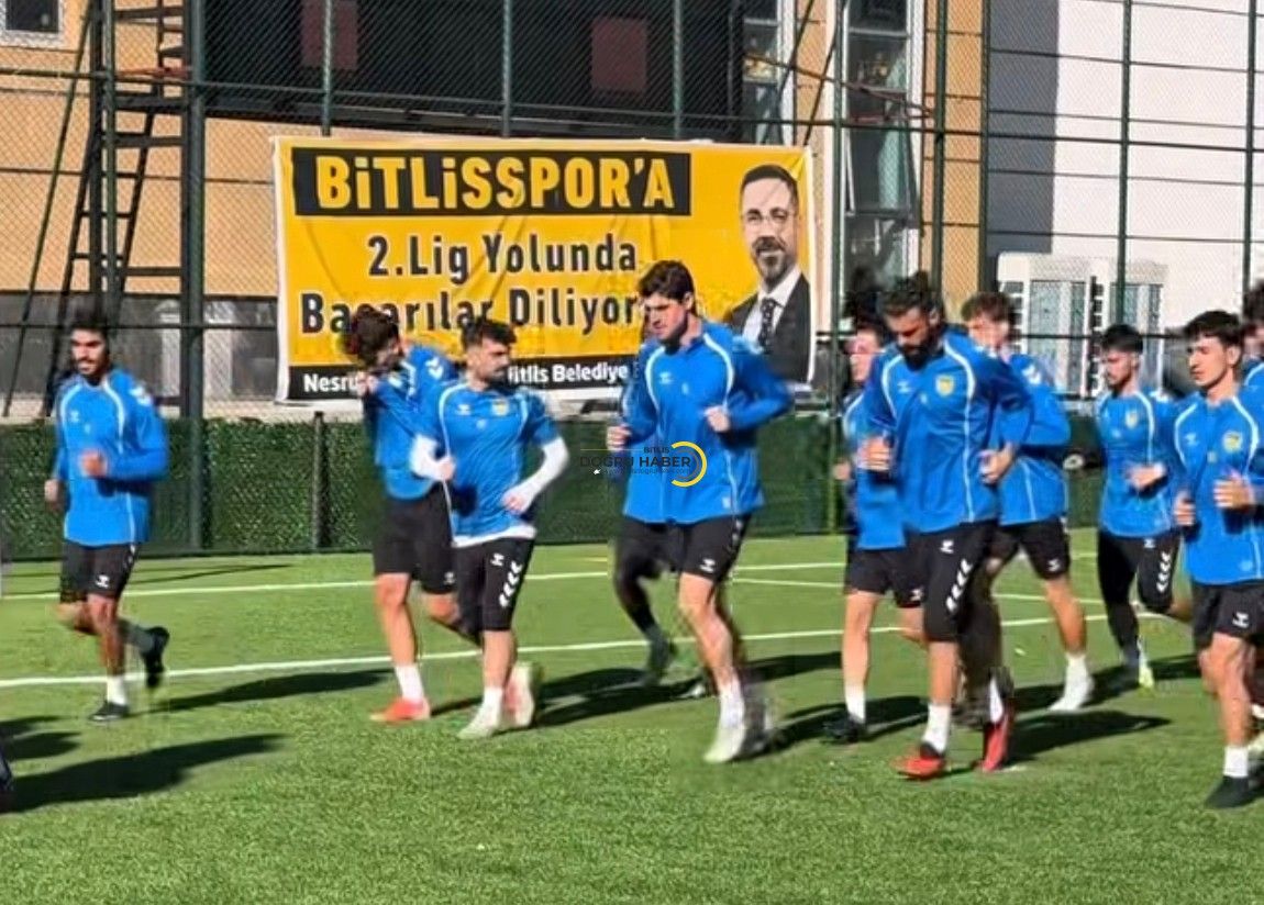 Bitlis Spor Mazıdağı Fosfat Spor karşılaşmasına hazırlanıyor