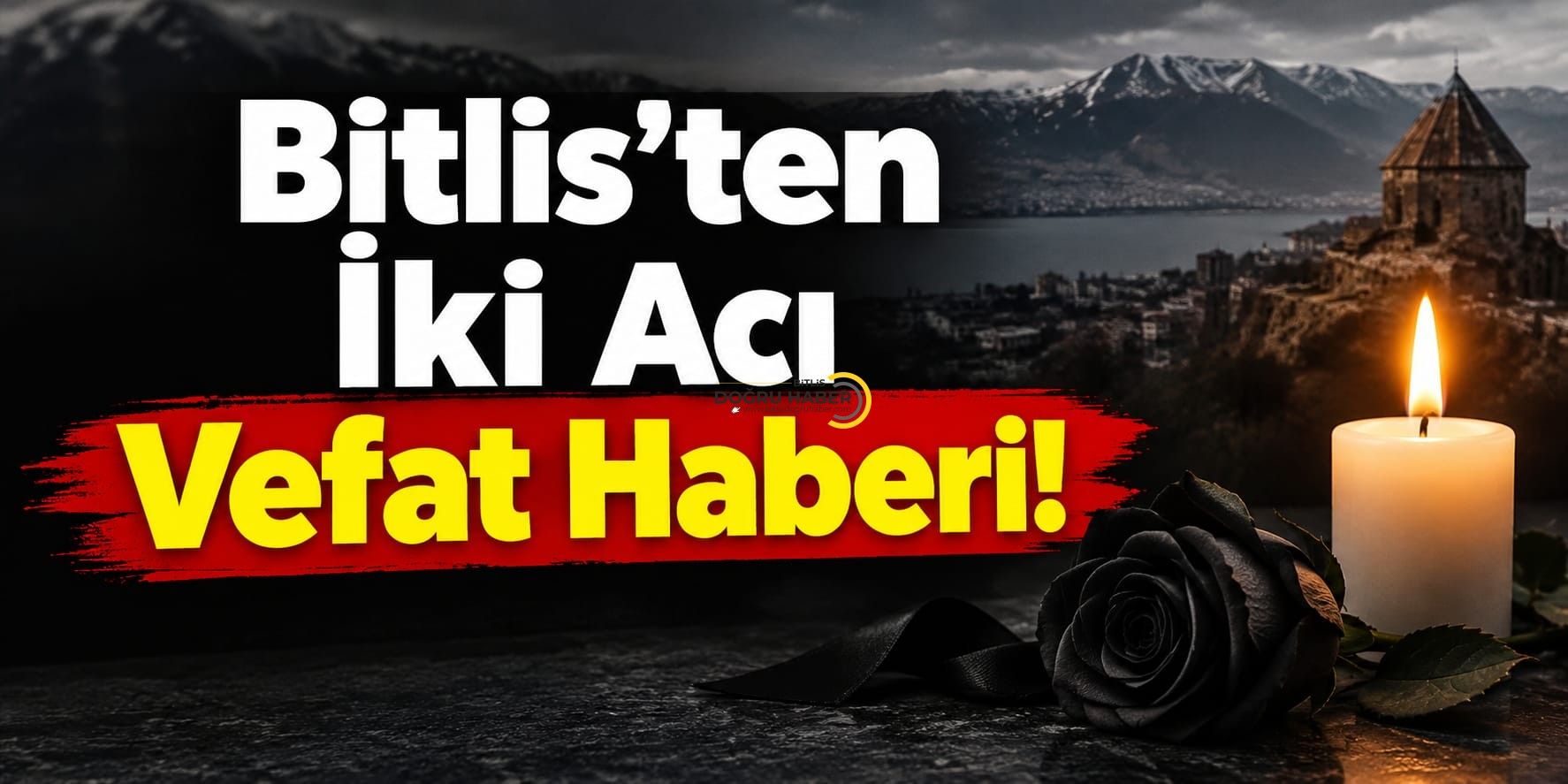 Bitlis’ten İki Acı Vefat Haberi!