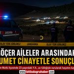 Göçer aileler arasındaki husumet cinayetle sonuçlandı: 1 kişi hayatını kaybetti