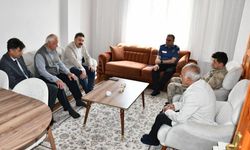 Kaymakam Özçelik’ten Şehit Aileleri ve Gazilere Bayram Ziyareti