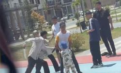 Kavga ettiği şahsa bacağından çıkardığı pala ile saldırdı