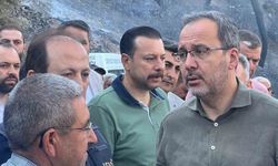 Kasapoğlu, yangın bölgesinde incelemelerde bulundu