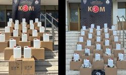 O İlimizde Kaçak 9 Tona Yakın Sahte Alkol Ele Geçirildi