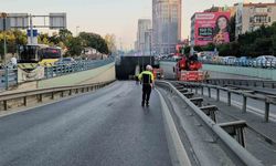 Zincirlikuyu’da İETT otobüsündeki yangın