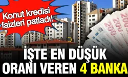 Konut kredisi faizleri çakıldı! İşte hesaplama ve oranlar