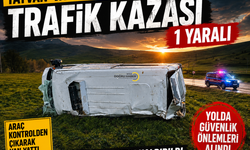 Tatvan-Van Karayolunda Minibüs Kazası: 1 Yaralı