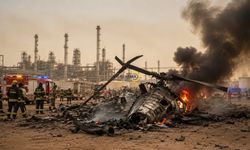 Suudi Arabistan'da Helikopter Faciası