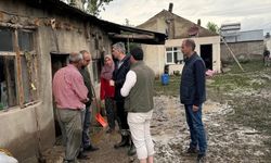 Diyadin’de Sağanak Sonrası Sahada İnceleme! Kaymakam Korkusuz Bölgede