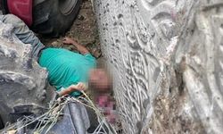 Kocaeli'de traktör kazası: Sürücü aracın altında kaldı