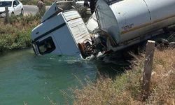 Şanlıurfa’da Tanker ve Kamyon Sulama Kanalına Uçtu: 2 Yaralı