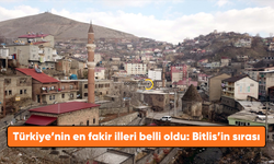 Türkiye'nin en fakir illeri belli oldu: Bitlis'in sırası şaşırttı