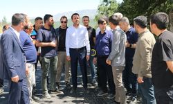 Bedirhanoğlu Hizan’da Sahaya İndi, Çalışmaları Adım Adım Takip Etti