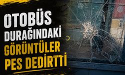 Bitlis’te Otobüs Durağındaki Görüntüler Pes Dedirtti