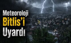Meteorolojiden Bitlis İçin Sağanak Yağış Uyarısı