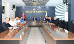 Bitlis'te İlçe Millî Eğitim Müdürleri Kurulu Toplantısı Yapıldı
