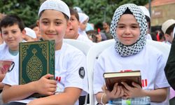Çorum'da 600 Çocuk 60 Saniyede Hatim Tamamladı