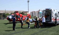 Yaralı Çocuk Hava Ambulansıyla Malatya'ya Sevk Edildi