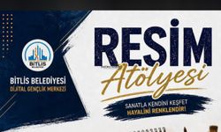 Bitlis Belediyesi'nden Güzel Sanatlar Adaylarına Resim Atölyesi Desteği