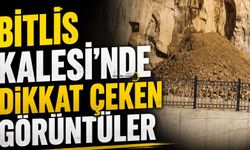Bitlis Kalesi'nde Dikkat Çeken Görüntü!