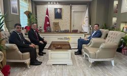 Aile ve Sosyal Hizmetler İl Müdürü Akdoğan'dan Kaymakam Mete Öztürk'e Ziyaret
