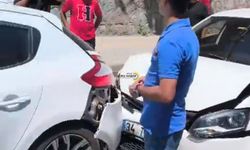 Hüsrevpaşa Mahallesi’nde Maddi Hasarlı Trafik Kazası