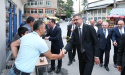 Başkan Tanğlay Ve Vali Karakaya Esnafla Buluştu
