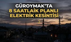 Güroymak’ta 8 Saatlik Planlı Elektrik Kesintisi