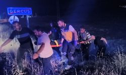 Batman Gercüş’te Pikap Tarlaya Uçtu: 2 Yaralı