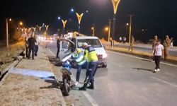 Bitlis'te Motosiklet Ile Otomobil Çarpıştı