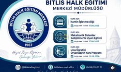 Bitlis Halk Eğitim Merkezi’nden Ağustos Ayında 3 Yeni Kurs