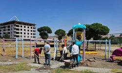 Güroymak’ta Park ve Oyun Alanları Yenileniyor