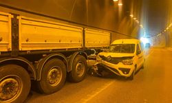 Kuskunkıran Tüneli'nde Trafik Kazası: 1 Yaralı