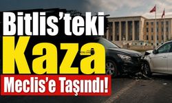 Bitlis’teki Kaza Meclis’e Taşındı!