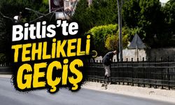 Bitlis’te Tehlikeli Geçiş!