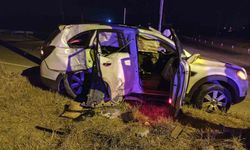 Çorum’da Cip ile Tur Otobüsü Çarpıştı