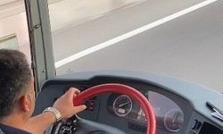 Otobüs Şoförünün Telefon Kullanımı Tepki Çekti