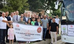 Güroymak’ta Şehit ve Gazi Aileleri Erzurum ve Trabzon Turuna Uğurlandı