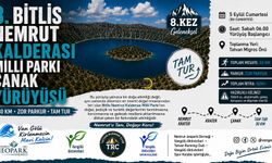 Bitlis Nemrut Kalderası Milli Parkı’nda 8. Çanak Yürüyüşü Heyecanı