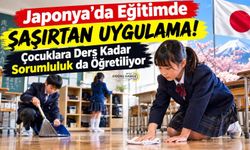 Japonya’da Eğitimde Şaşırtan Uygulama! Çocuklara Ders Kadar Sorumluluk da Öğretiliyor