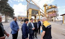 Bitlis’te Asfalt Üretim Tesisi Kırsal Yollar İçin Üretime Devam Ediyor