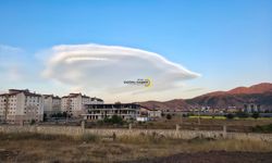 Bitlis semalarında dikkat çeken mercek bulutu