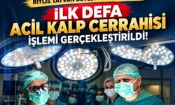 Tatvan Devlet Hastanesi’nde Bir İlk! Acil Kalp Cerrahisi Başarıyla Gerçekleştirildi