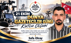 BAMEC Bitlis İl Temsilcisi Safa Olcay’dan 21 Ekim Dünya Gazeteciler Günü Mesajı