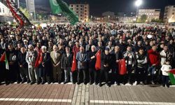 Muş’ta Filistin İçin Binlerce Kişi Yürüdü