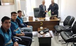 Bitlis’te KYK Öğrencilerinden İl Müftülüğüne Anlamlı Ziyaret