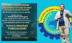 TATSO seçimleri için geri sayım başladı: Başkan Adabağ’dan adaylık açıklaması!