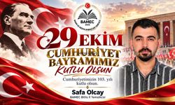 BAMEC Bitlis İl Temsilcisi Olcay’dan 29 Ekim Mesajı